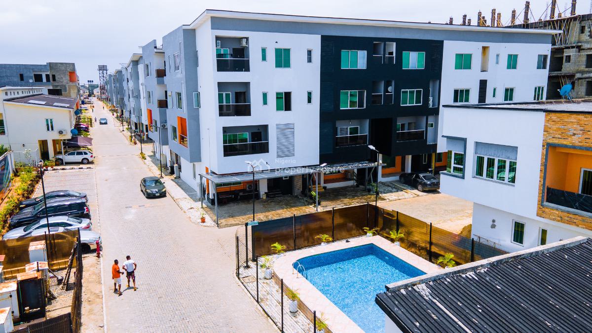 Water-view Studio Apartment (shell Interior), Cyberville Estate By Coastal Road, Ikate, Lekki, Lagos, Self Contain (single Rooms) for Sale