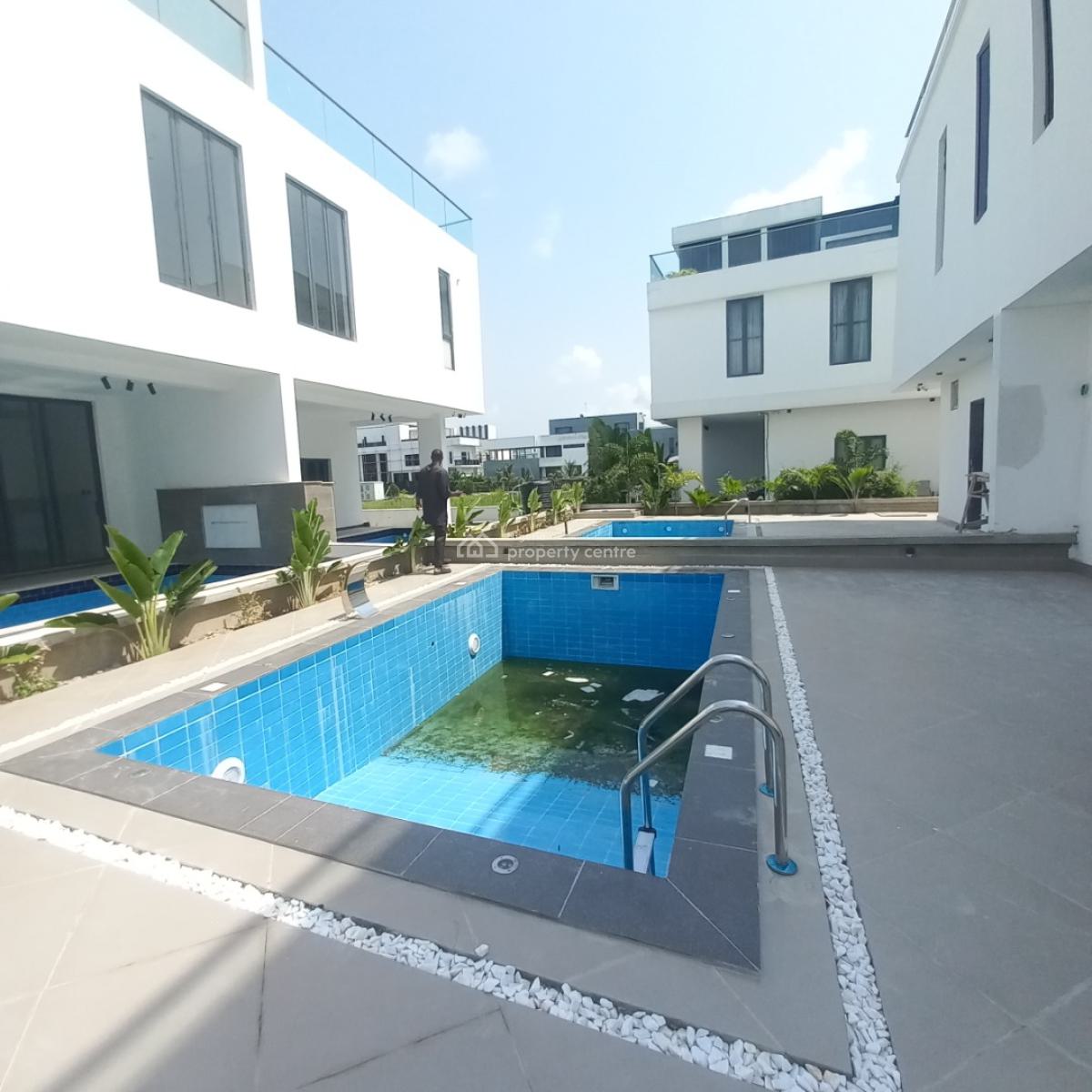 Luxury 5 Bedroom Semi Detached Duplex with Cinema, Pool and Bq, Ikate, Lekki, Lagos, House for Sale