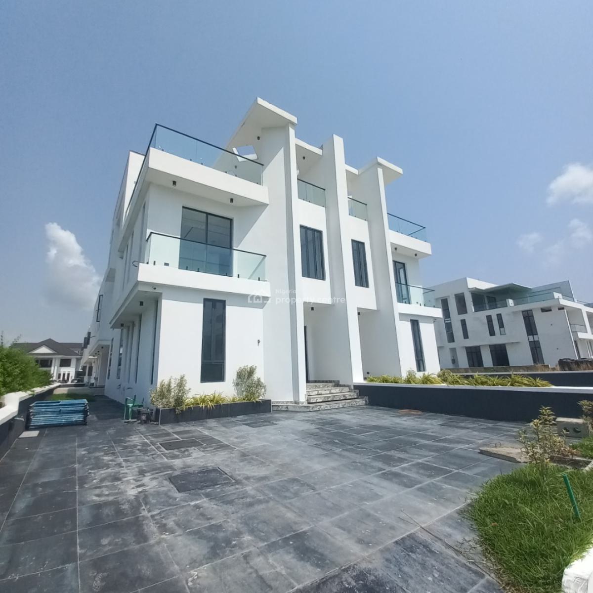 Magnificent 5 Bedroom Semi  Detached Duplex with Pool and Bq, Ikate, Lekki, Lagos, Detached Duplex for Sale