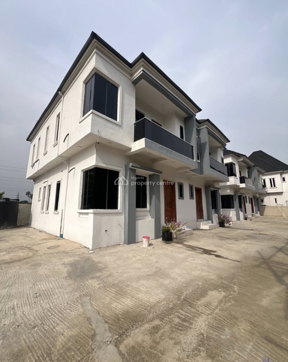 Fully Service 4 Bedroom Semi Detached Duplex, Chevron, Lekki, Lagos, Semi-detached Duplex for Rent
