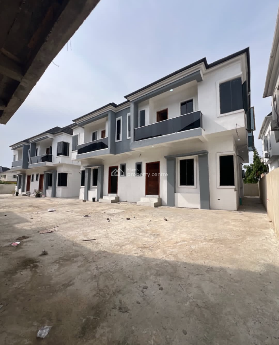 Fully Service 4 Bedroom Semi Detached Duplex, Chevron, Lekki, Lagos, Semi-detached Duplex for Rent