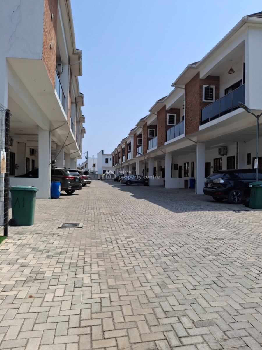 4 Bedroom Terrace Duplex with Spacious Rooms, Orchid Road, Lekki Phase 2, Lekki, Lagos, Terraced Duplex for Rent