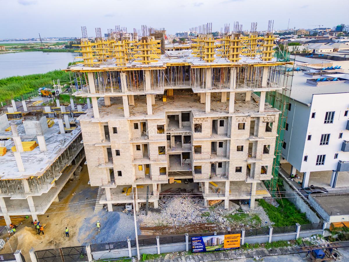 Waterview Studio Apartment (off-plan, Shell Interior), Iconia Height, Off Admiralty Road, Lekki Phase 1, Lekki, Lagos, Self Contain (single Rooms) for Sale