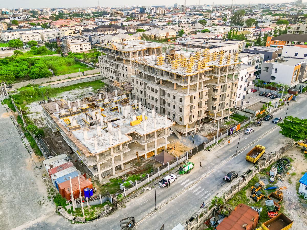 Waterview 1 Bedroom Apartment (off-plan, Shell Interior), Iconia Height, Off Admiralty Road, Lekki Phase 1, Lekki, Lagos, Mini Flat (room and Parlour) for Sale