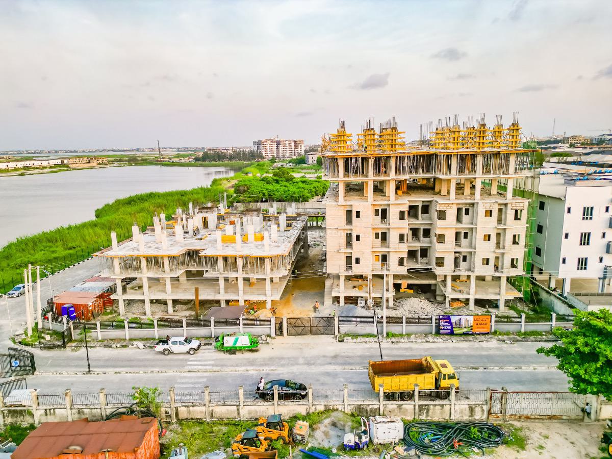 Luxury Water-view 2 Bedroom Nrapartment (off-plan, Shell Interior), Iconia Height Off Admiralty Road, Lekki Phase 1, Lekki, Lagos, Block of Flats for Sale