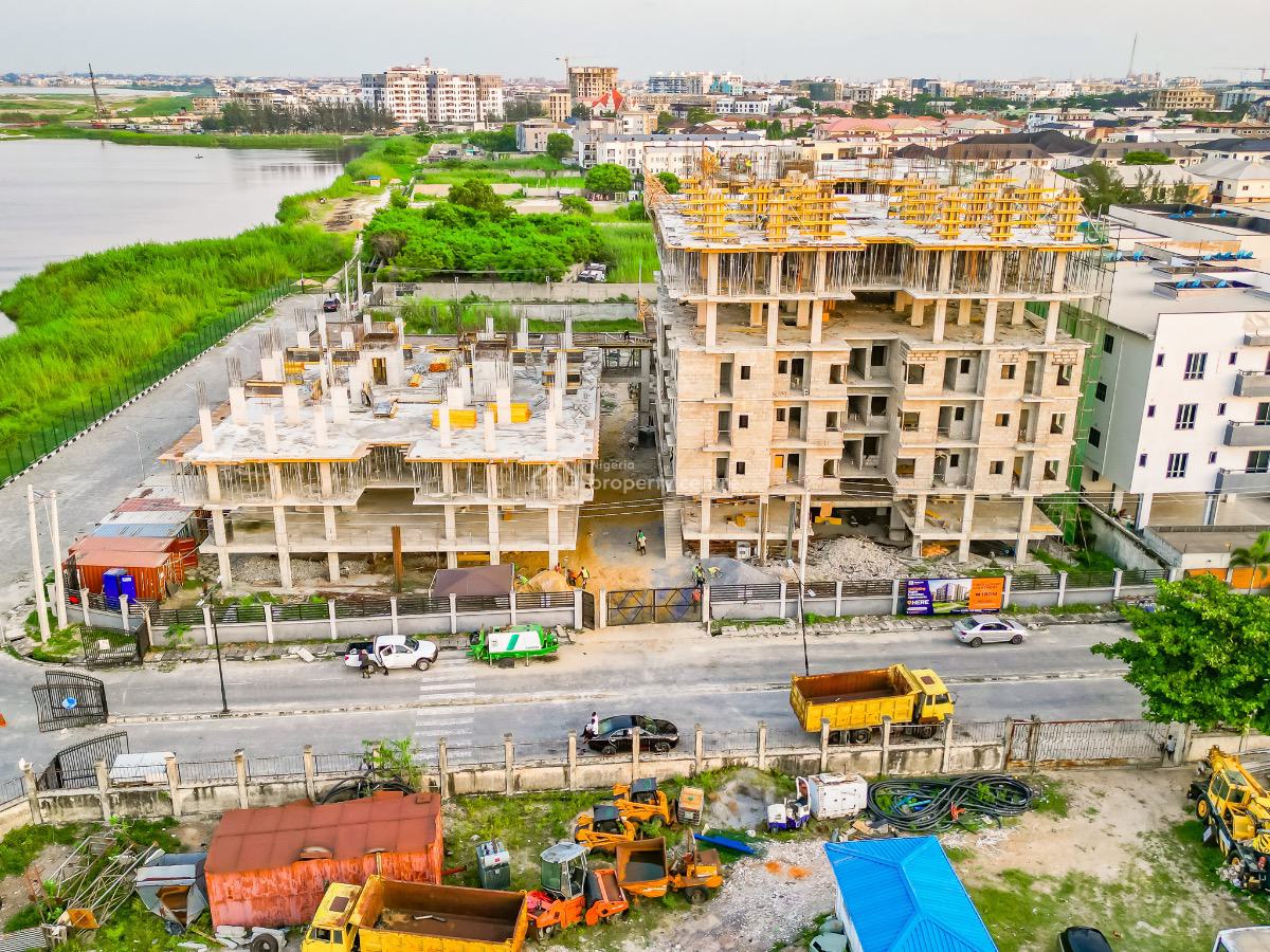 Luxury Water-view 2 Bedroom Nrapartment (off-plan, Shell Interior), Iconia Height Off Admiralty Road, Lekki Phase 1, Lekki, Lagos, Block of Flats for Sale