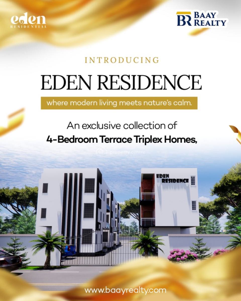 Luxury Newly Built 4 Bedroom Terrace Triplex with Beautiful Interior, The Most Affordable and Perfect Home for Your Lovely Family, Lekki Phase 1, Lekki, Lagos, Terraced Duplex for Sale