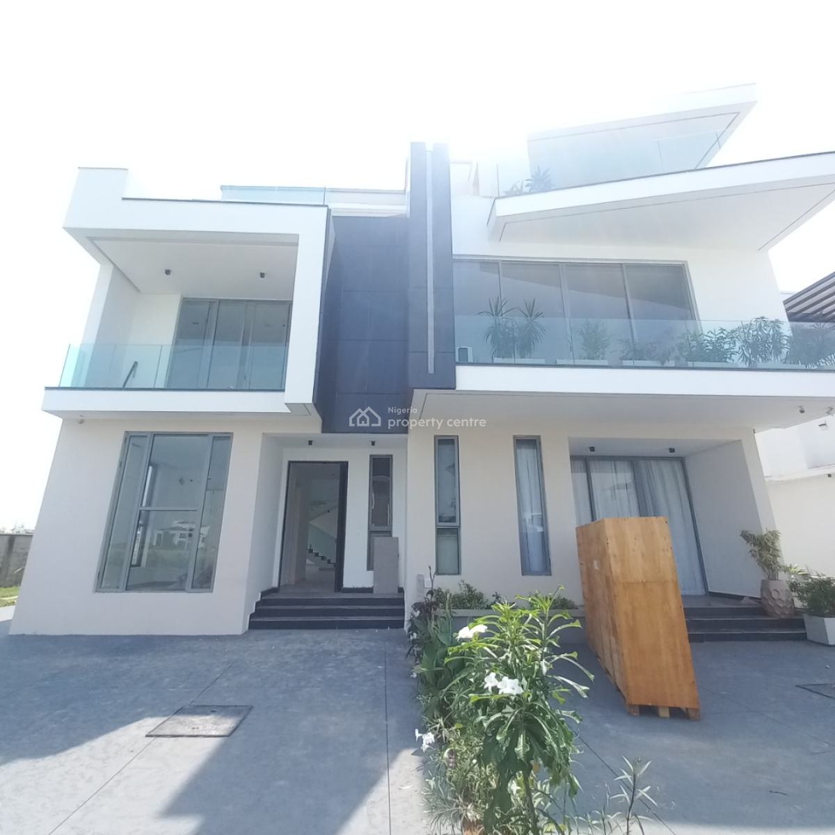 Standard 5 Bedroom Semi  Detached Duplex with Pool, Ikate, Lekki, Lagos, Detached Duplex for Sale