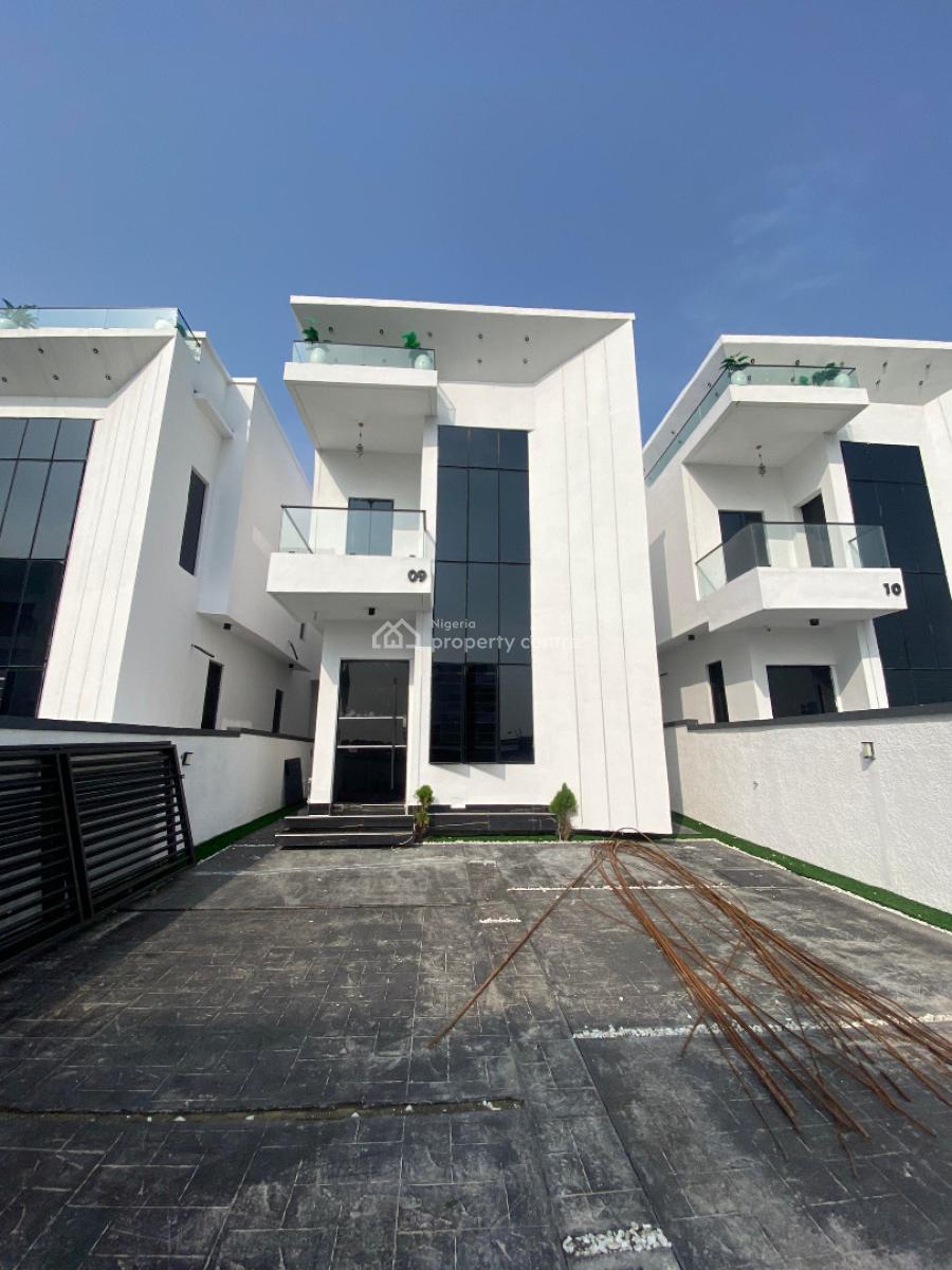 Brand New Luxury 5 Bedroom Fully Detached Duplex, Chevron, Lekki, Lagos, Detached Duplex for Rent