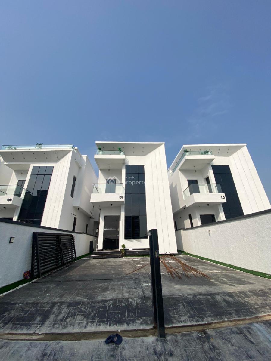 Brand New Luxury 5 Bedroom Fully Detached Duplex, Chevron, Lekki, Lagos, Detached Duplex for Rent