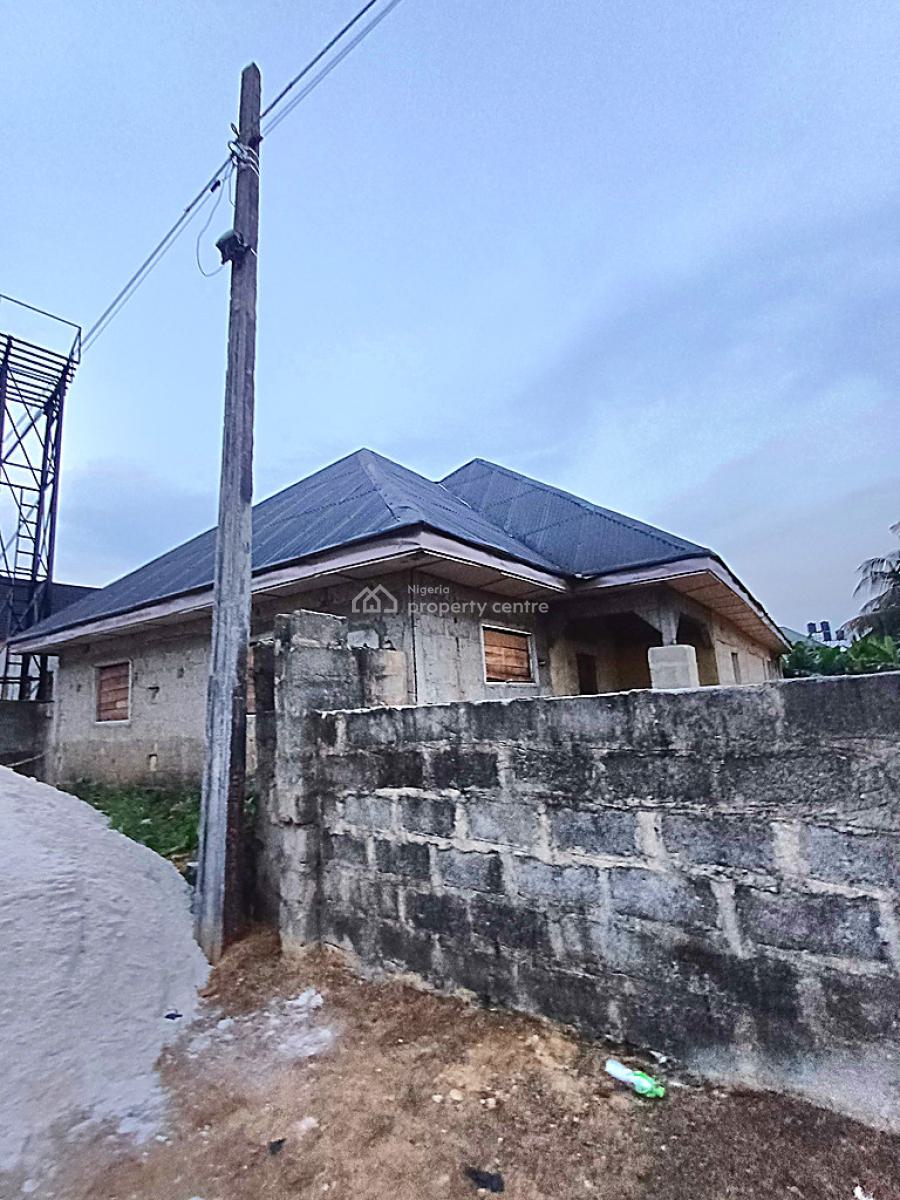 Fenced 1 and Half Plots with Hall, Unity Estate, Rumuahalu, Port Harcourt, Rivers, Residential Land for Sale