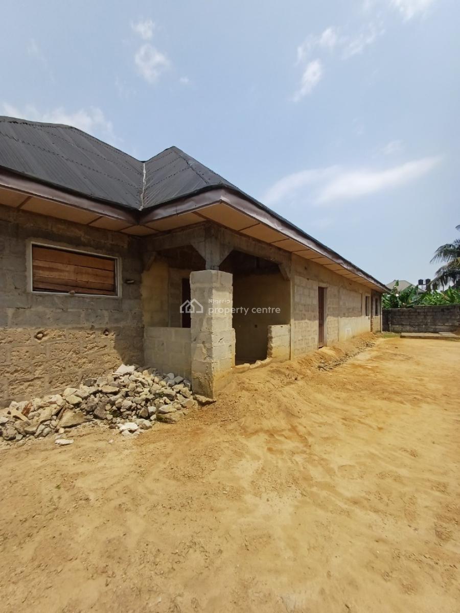 Fenced 1 and Half Plots with Hall, Obirikwerre Airport Road, Rumuahalu, Port Harcourt, Rivers, Residential Land for Sale