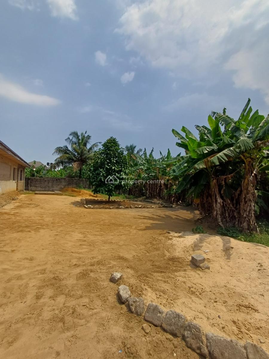 Fenced 1 and Half Plots with Hall, Obirikwerre Airport Road, Rumuahalu, Port Harcourt, Rivers, Residential Land for Sale