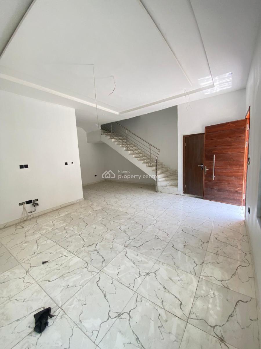 Modern 4 Bedroom Serviced Semi Detached Duplex with Bq Available, Chevron Toll Gate, Lekki, Lagos, Semi-detached Duplex for Rent