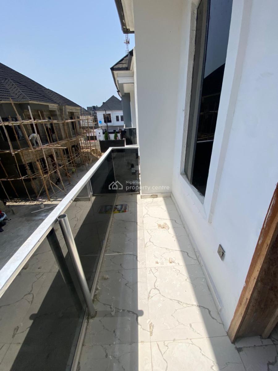 Modern 4 Bedroom Serviced Semi Detached Duplex with Bq Available, Chevron Toll Gate, Lekki, Lagos, Semi-detached Duplex for Rent