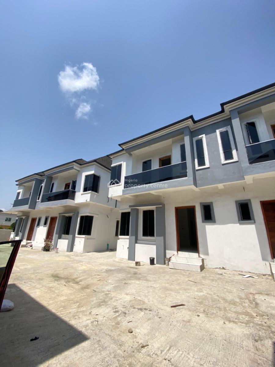 Modern 4 Bedroom Serviced Semi Detached Duplex with Bq Available, Chevron Toll Gate, Lekki, Lagos, Semi-detached Duplex for Rent