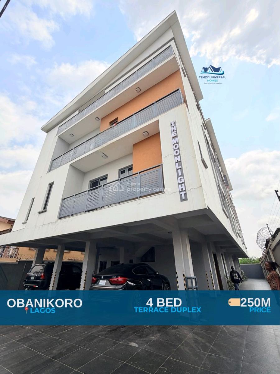 Newly Built 4 Bedroom Terrace Duplex, Obanikoro, Shomolu, Lagos, House for Sale