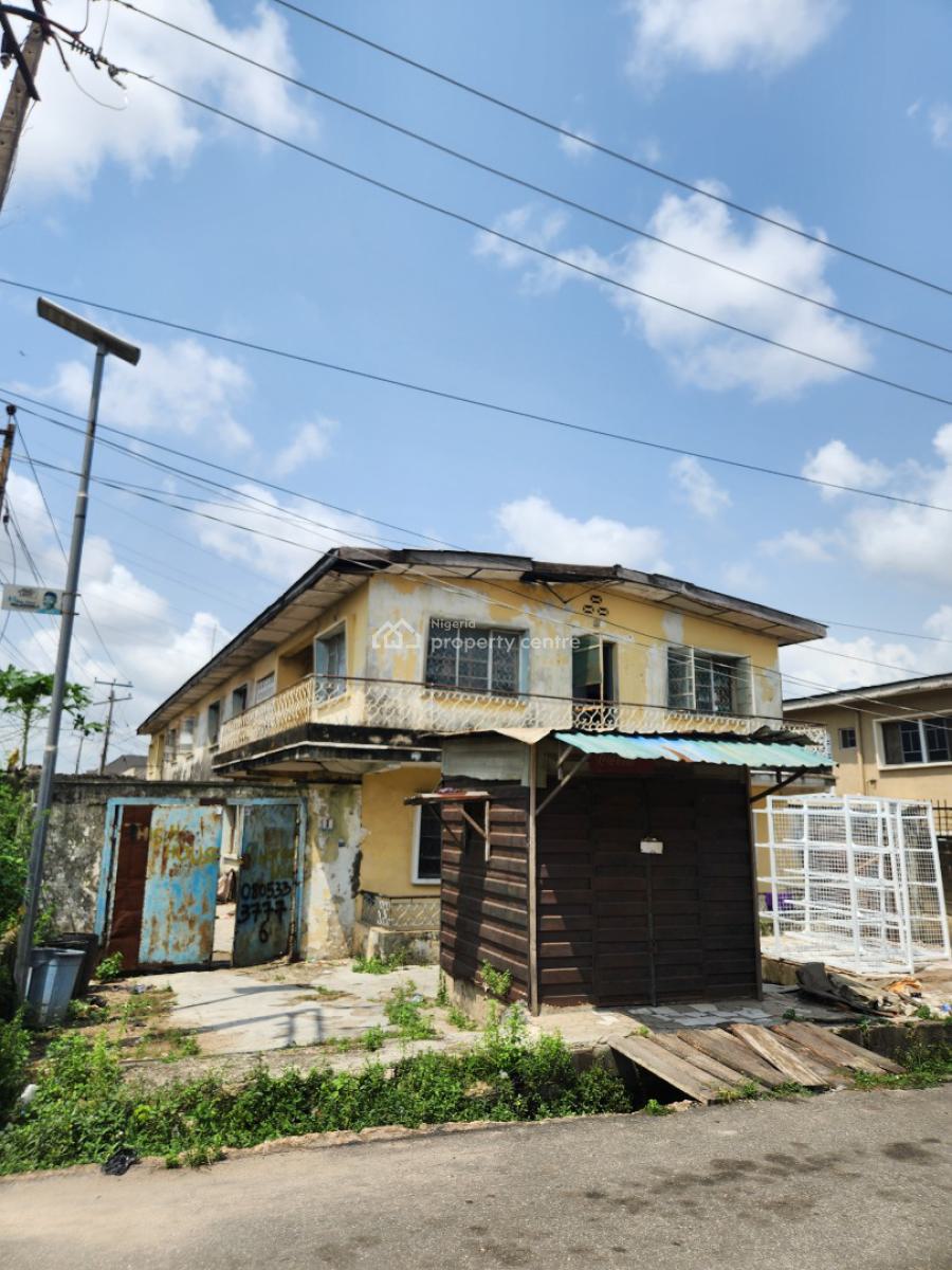 Demolishable Block of Flats, Full Plot of Land, Off Ilorin  Street Via Adelabu, Adelabu, Surulere, Lagos, Block of Flats for Sale