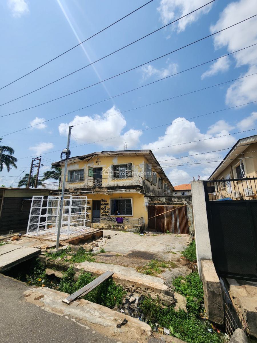 Demolishable Block of Flats, Full Plot of Land, Off Ilorin  Street Via Adelabu, Adelabu, Surulere, Lagos, Block of Flats for Sale