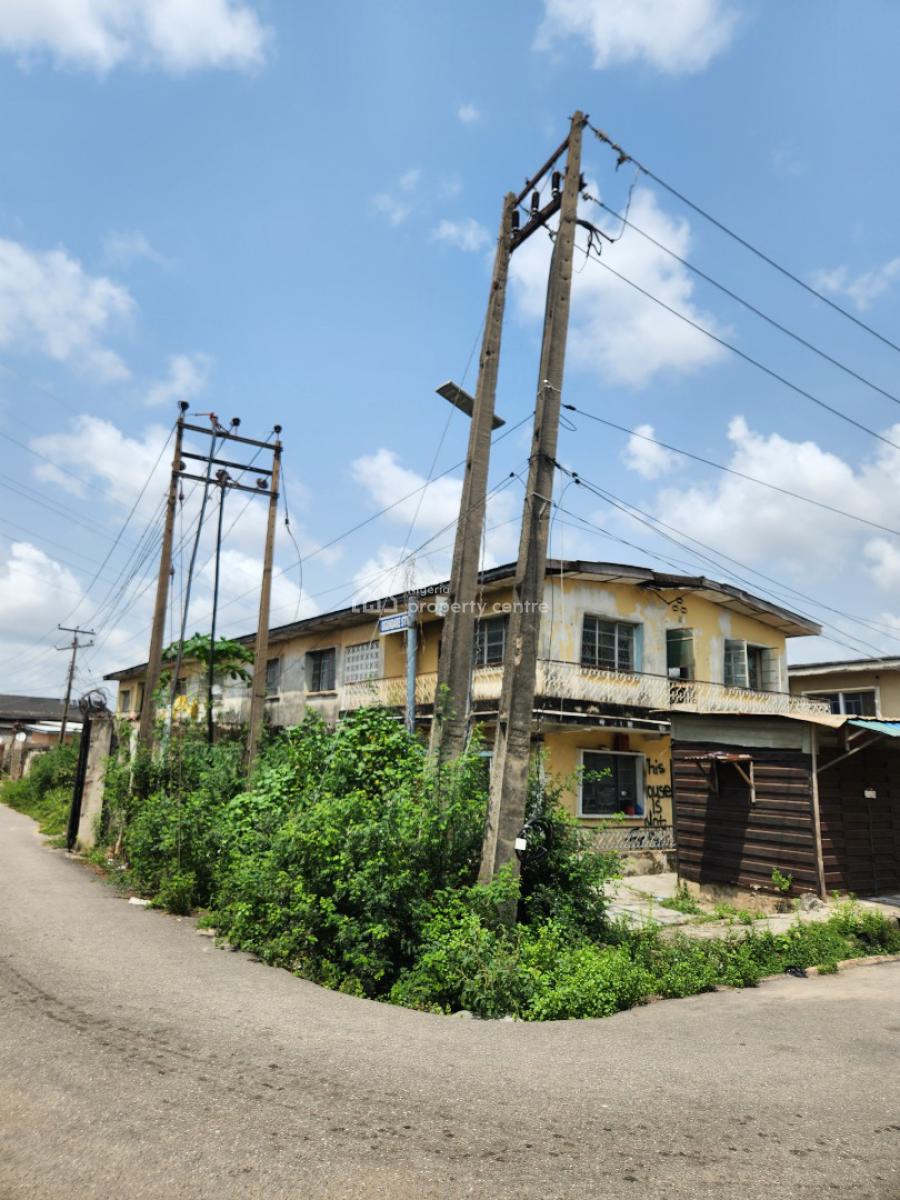 Demolishable Block of Flats, Full Plot of Land, Off Ilorin  Street Via Adelabu, Adelabu, Surulere, Lagos, Block of Flats for Sale