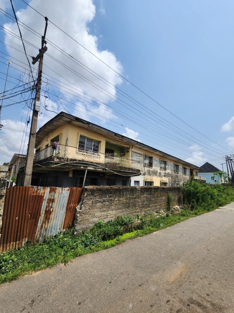 Demolishable Block of Flats, Full Plot of Land, Off Ilorin  Street Via Adelabu, Adelabu, Surulere, Lagos, Block of Flats for Sale