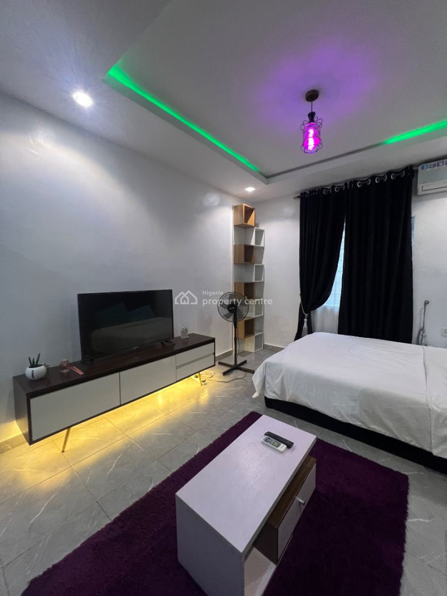 Furnished Fully Serviced Studio Apartment in a Decent Mini Estate, Jibowu, Yaba, Lagos, Self Contain (single Rooms) for Rent