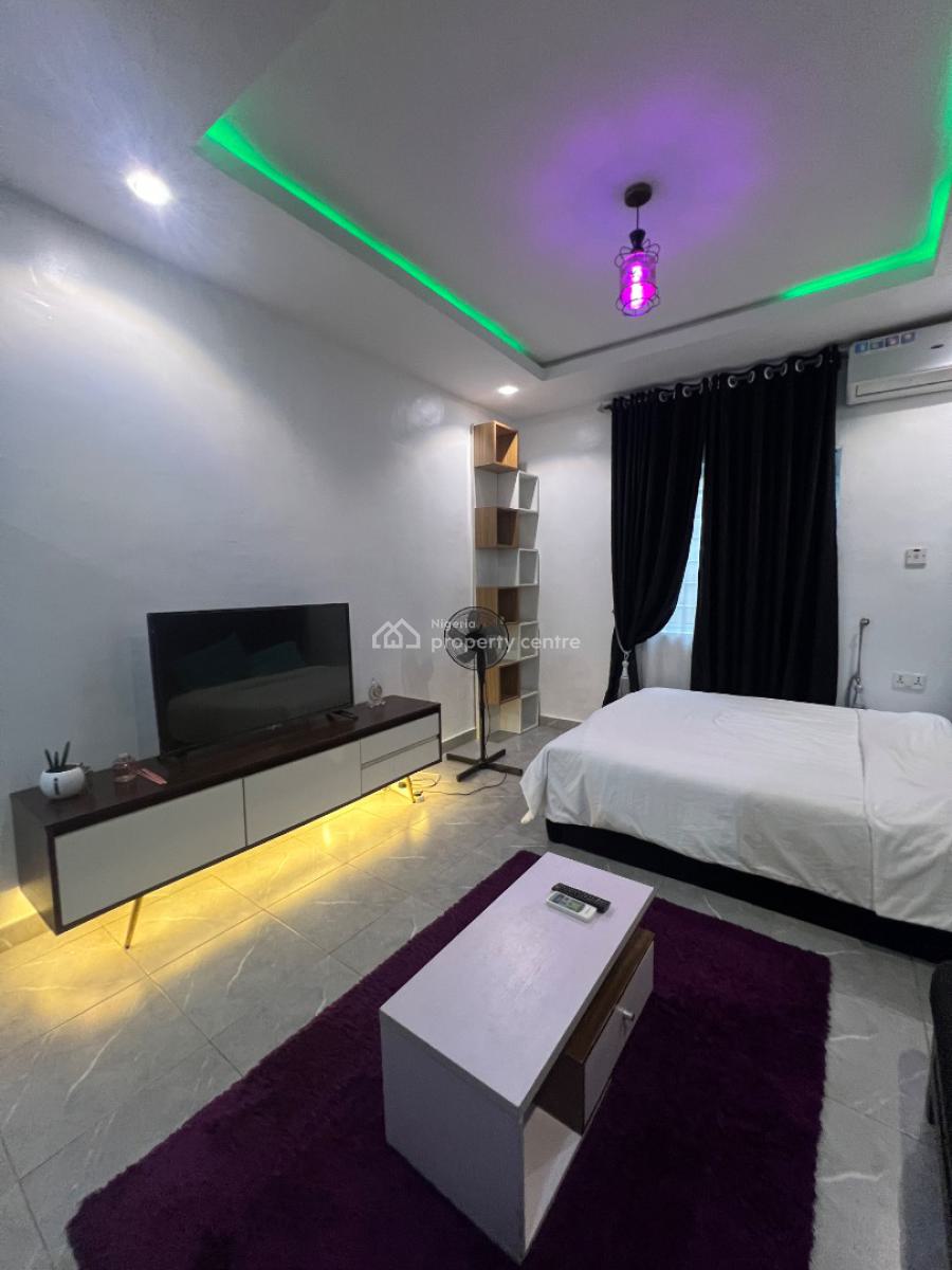 Furnished Fully Serviced Studio Apartment in a Decent Mini Estate, Jibowu, Yaba, Lagos, Self Contain (single Rooms) for Rent