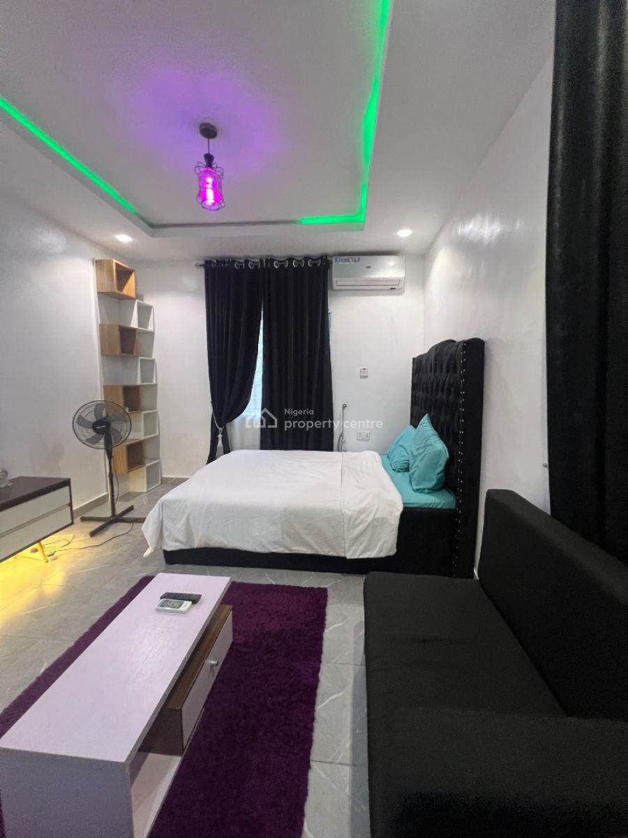 Furnished Fully Serviced Studio Apartment in a Decent Mini Estate, Jibowu, Yaba, Lagos, Self Contain (single Rooms) for Rent