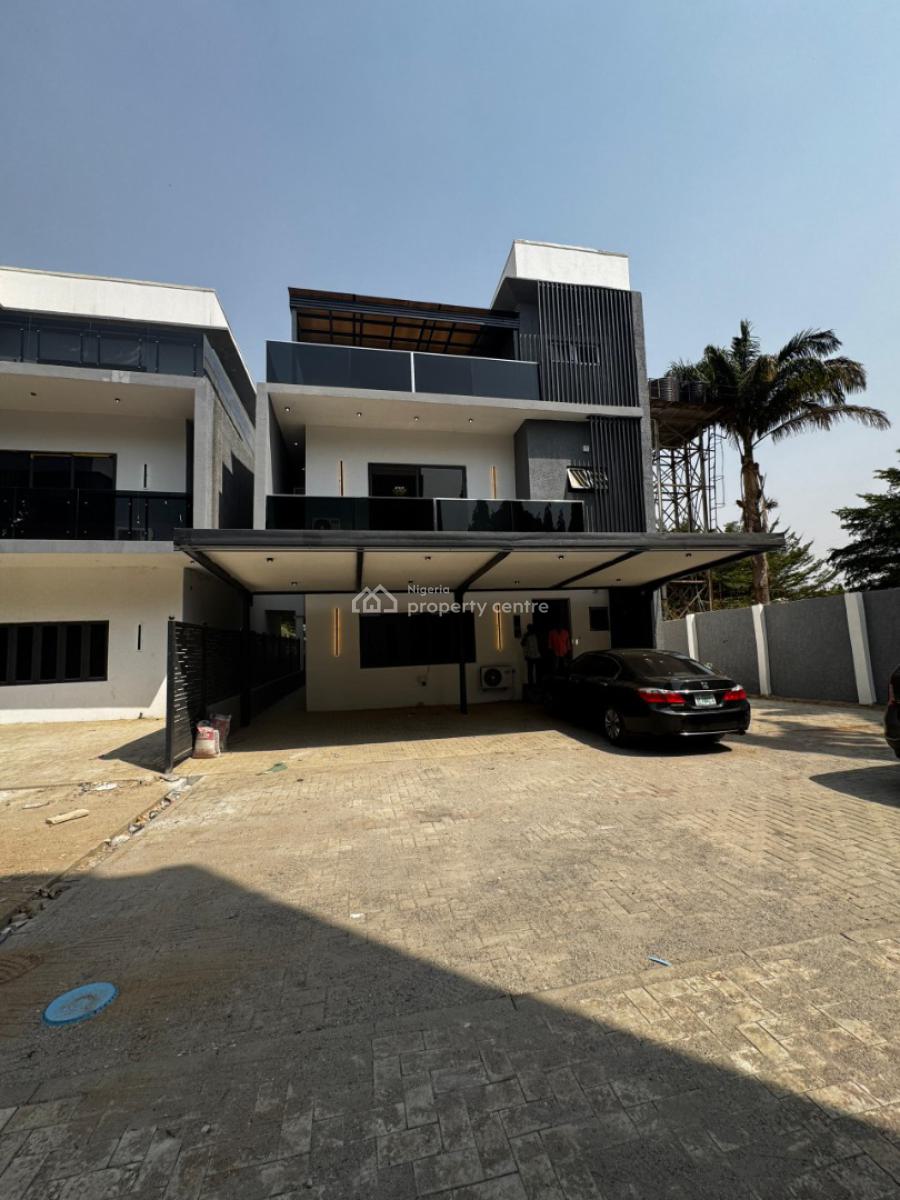 Newly Built Furnished 5 Bedroom Semi Detached Duplex and Bq, Diplomatic Zone, Katampe Extension, Katampe, Abuja, Semi-detached Duplex for Sale