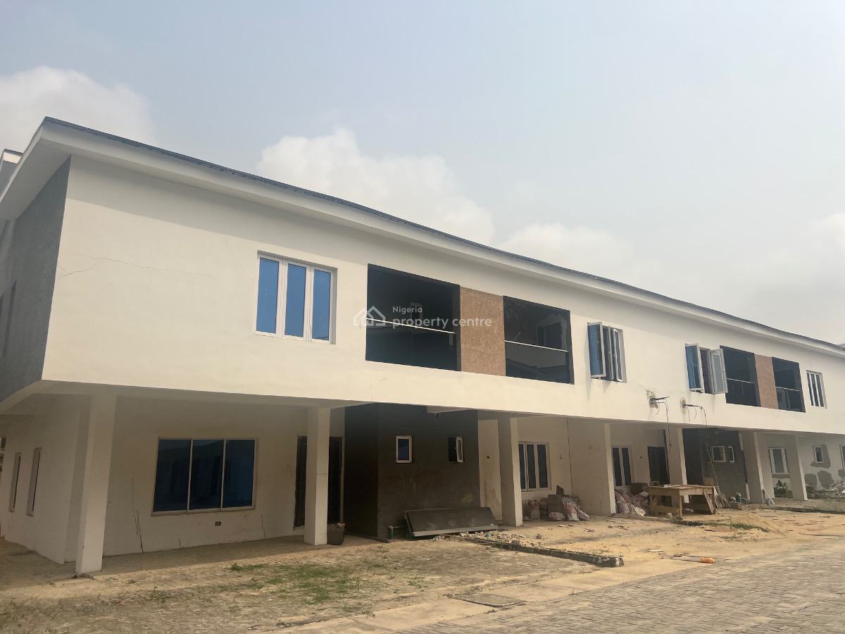 Luxe 2 Bedroom Terrace Duplex with Bq (shell Interior), Paradise Court Estate, Orchid Road, Lafiaji, Lekki, Lagos, Terraced Duplex for Sale