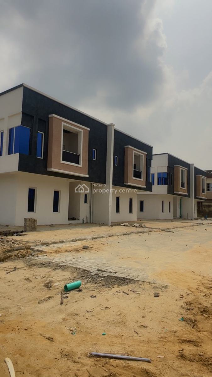 Luxury 4 Bedroom Semi Detached Duplex with Bq (shell Interior), Paradise Court Estate, Orchid Road, Lafiaji, Lekki, Lagos, Semi-detached Duplex for Sale