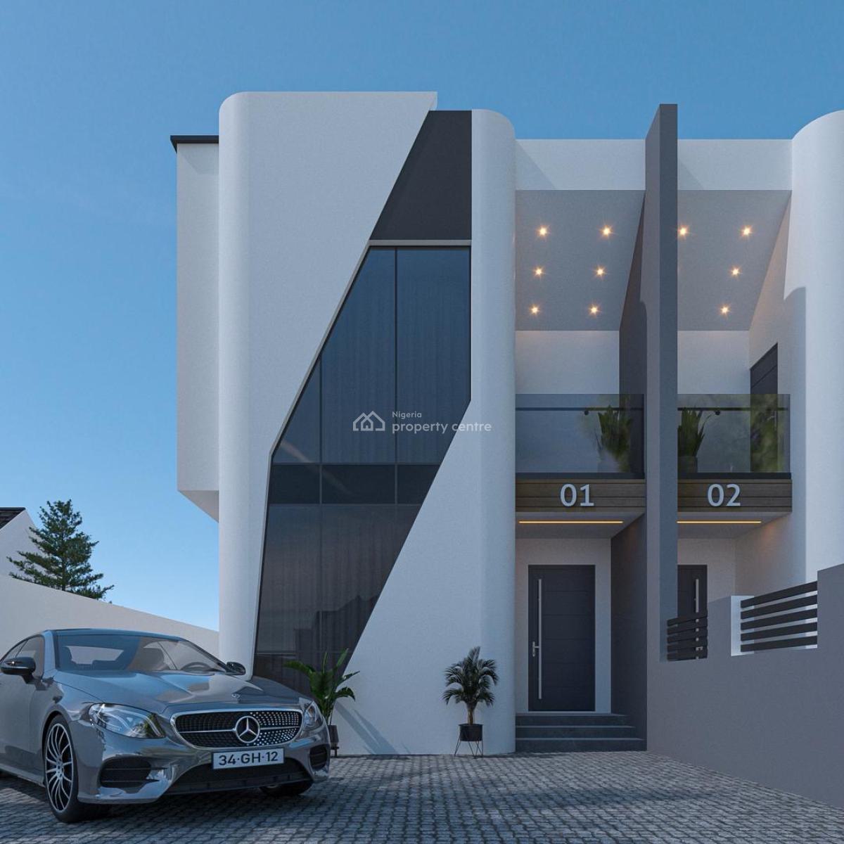 a Tastefully Built 4-bedroom Semi-detached House, Grandeza Vista, Crown Estate, Sangotedo, Ajah, Lagos, Semi-detached Duplex for Sale