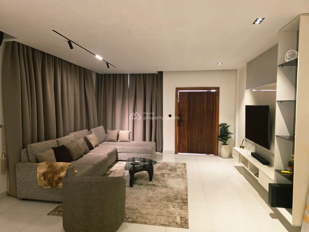 Luxury Furnished Ensuit 2 Bedroom Maisonette with Elevator, Richmond Pearl Est, Lekki, Lagos, Terraced Duplex for Rent