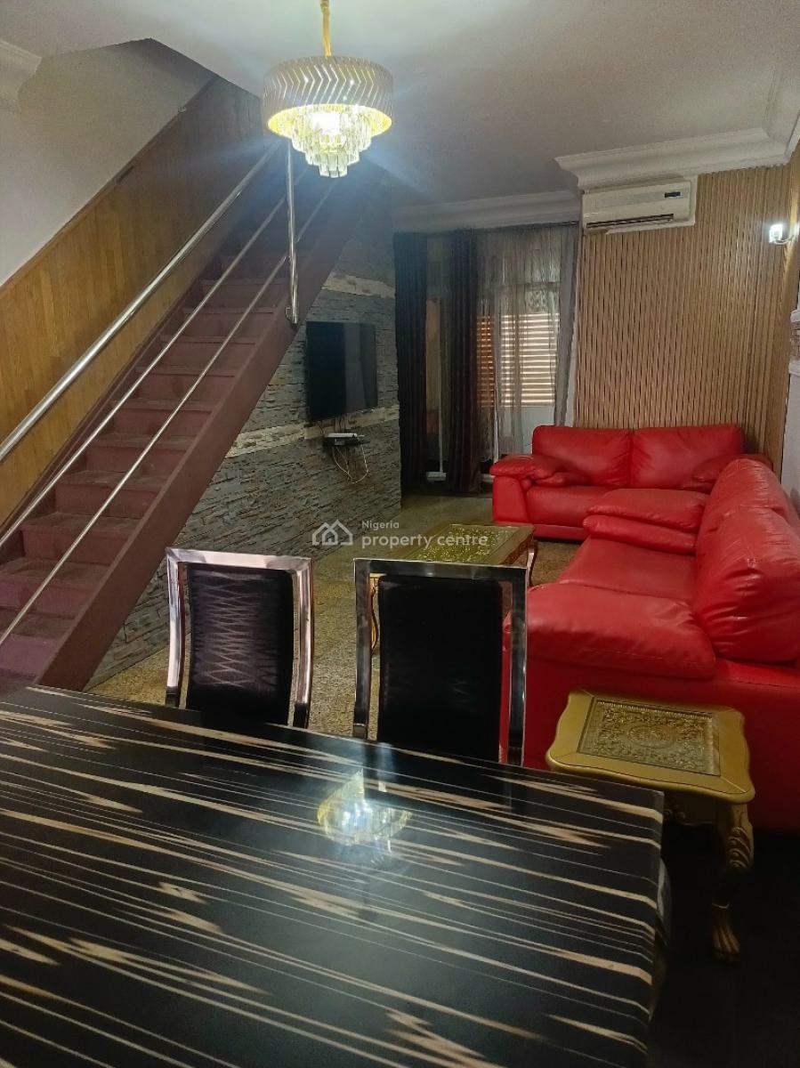 Diplomatic Furnished 1 Bedroom Duplex Service Apartment with Swimming Pool, By United Nations Office, Asokoro District, Abuja, Mini Flat (room and Parlour) for Rent