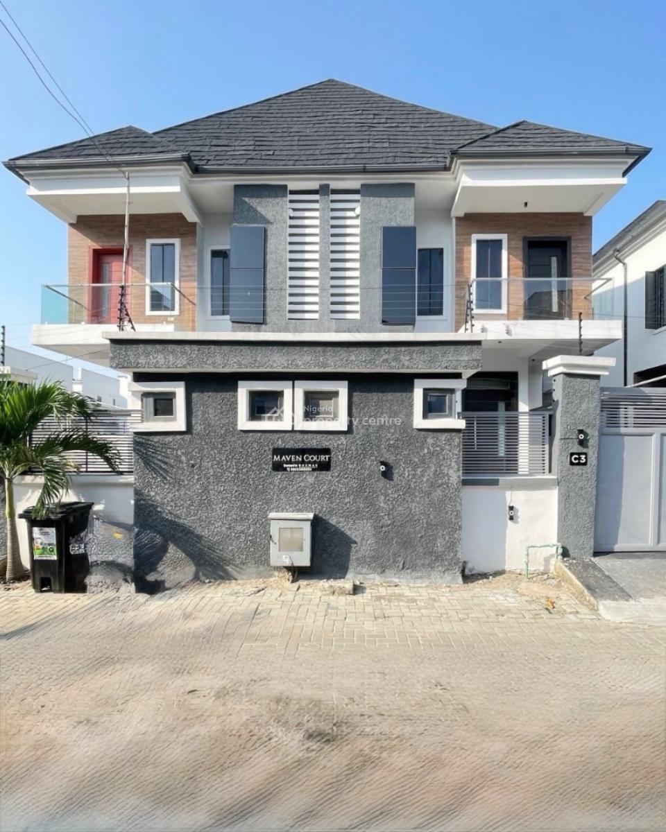 4 Bedroom Semi Detached Duplex with En-suite Rooms, Orchid Road, Lekki, Lagos, Semi-detached Duplex for Rent