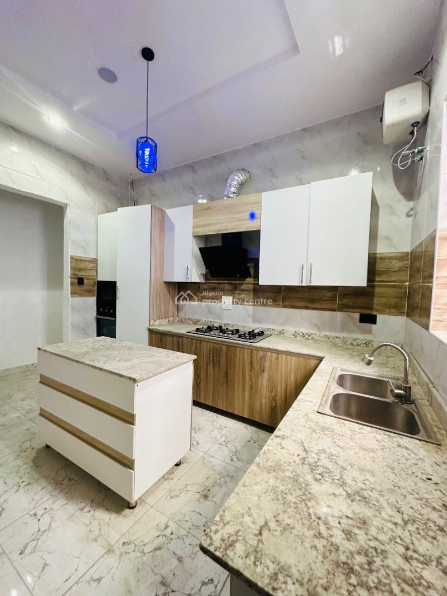 Nicely Built 4 Bedroom Terrace Duplex with No Bq, Vgc, Lekki, Lagos, Terraced Duplex for Rent