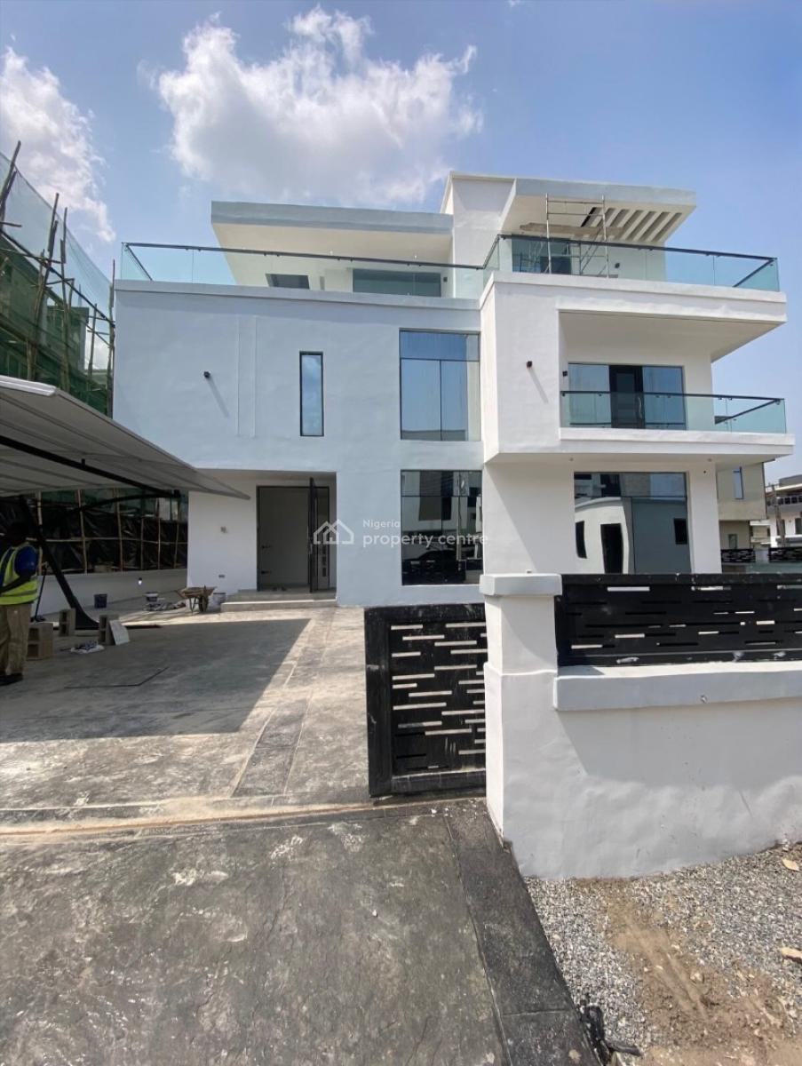 Massive 5 Bedroom Fully Detached Duplex with Bq, Pool & Rooftop, Osapa, Lekki, Lagos, Detached Duplex for Rent