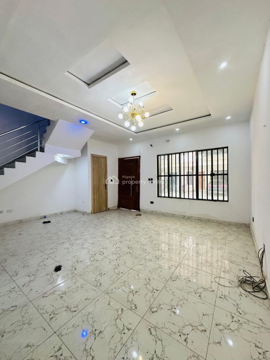 Nicely Built 4 Bedroom Terrace Dupex with No Bq, Vgc, Lekki, Lagos, Terraced Duplex for Rent