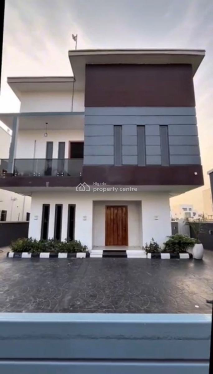 Spacious 5 Bedroom Detached House + Bq, Swimming Pool, Gym, Pinnock Beach Estate, Osapa, Lekki, Lagos, Detached Duplex for Rent