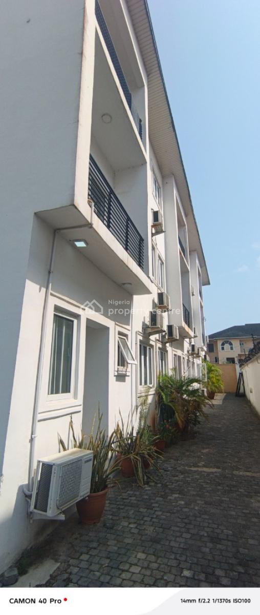 3 Bedroom Terrace Duplex with Bq, Off Fola Osibo Street, Lekki Phase 1, Lekki, Lagos, Terraced Duplex for Rent