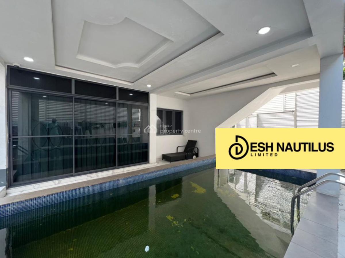 Fully Furnished 5 Bedroom Mansion with Private Pool & Lounge, Lekki Phase 1, Lekki, Lagos, Detached Duplex for Sale