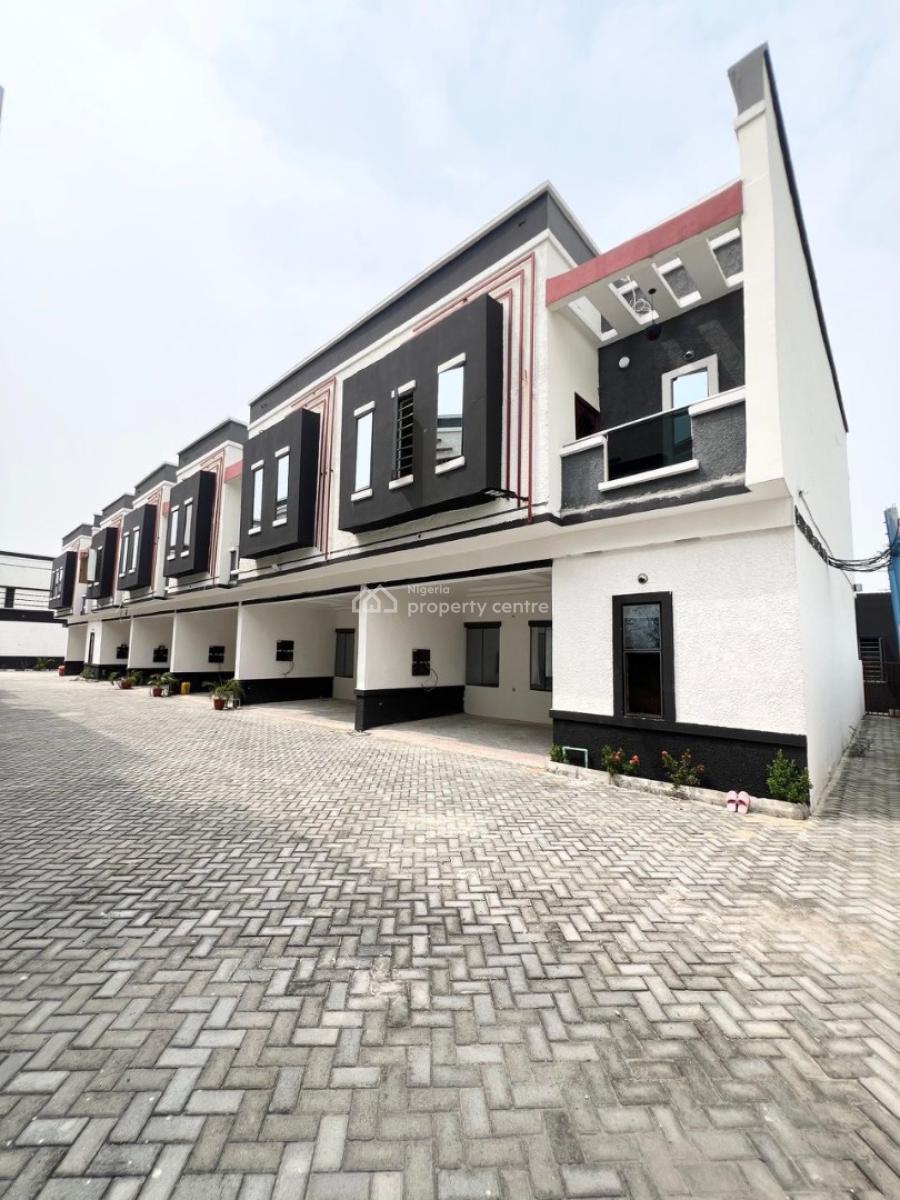 4 Bedroom Terrace Duplex in a Serviced Estate, Orchid Road,second Lekki Toll Gate, Igbo Efon, Lekki, Lagos, Terraced Duplex for Sale