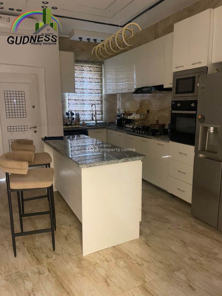4 Bedroom Terrace Duplex with Inverter with Four Batteries Solar, Ikota, Lekki, Lagos, House for Sale