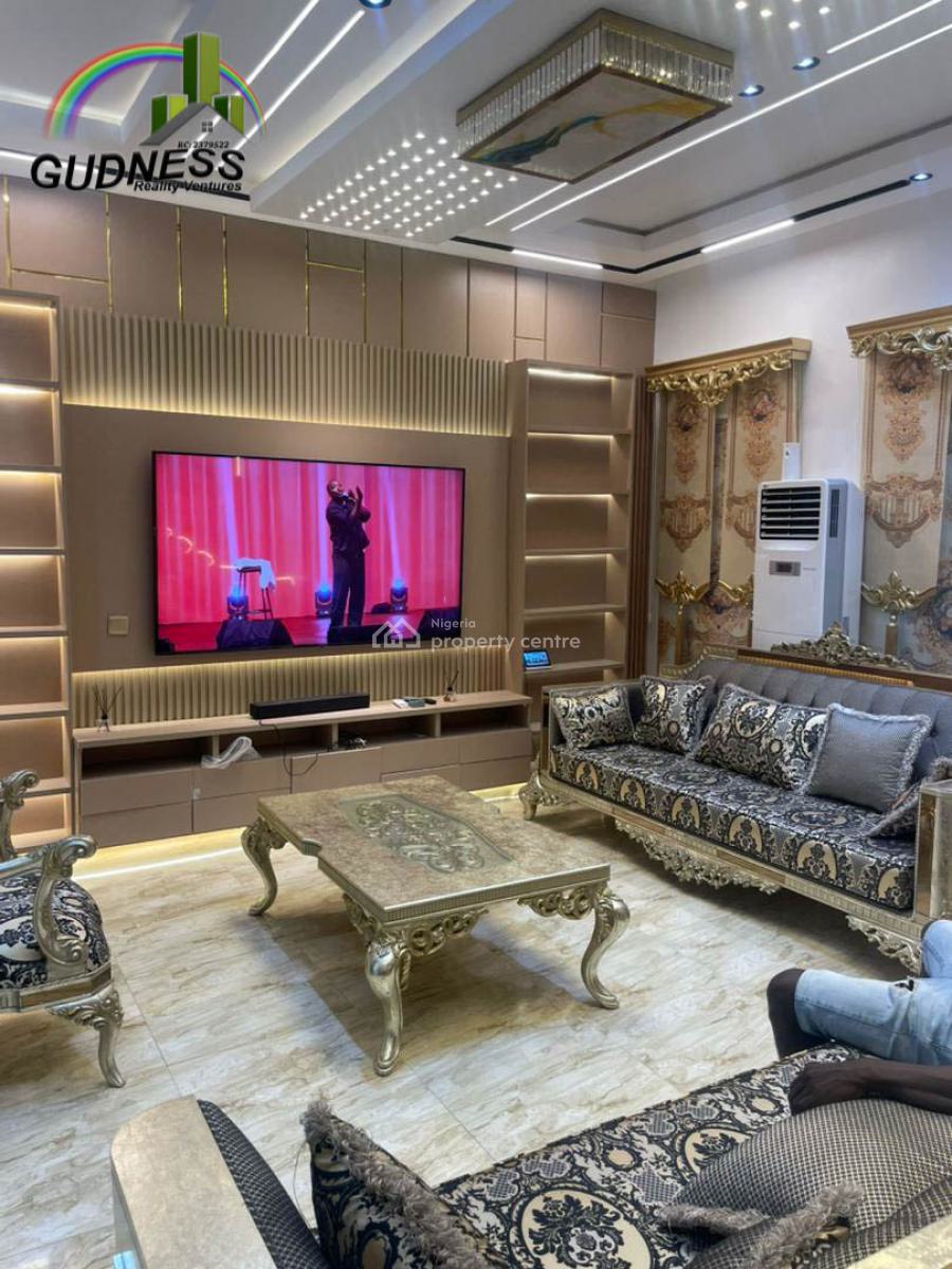 4 Bedroom Terrace Duplex with Inverter with Four Batteries Solar, Ikota, Lekki, Lagos, House for Sale