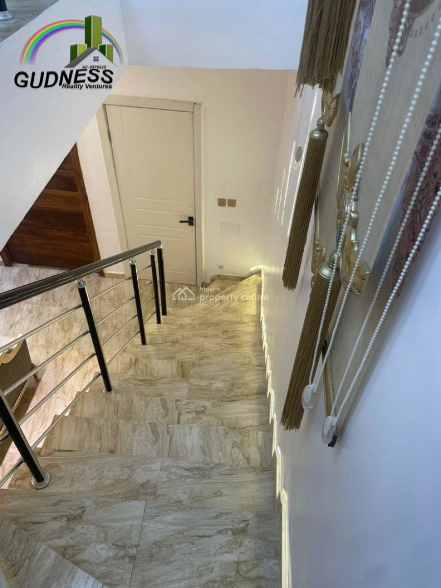 4 Bedroom Terrace Duplex with Inverter with Four Batteries Solar, Ikota, Lekki, Lagos, House for Sale