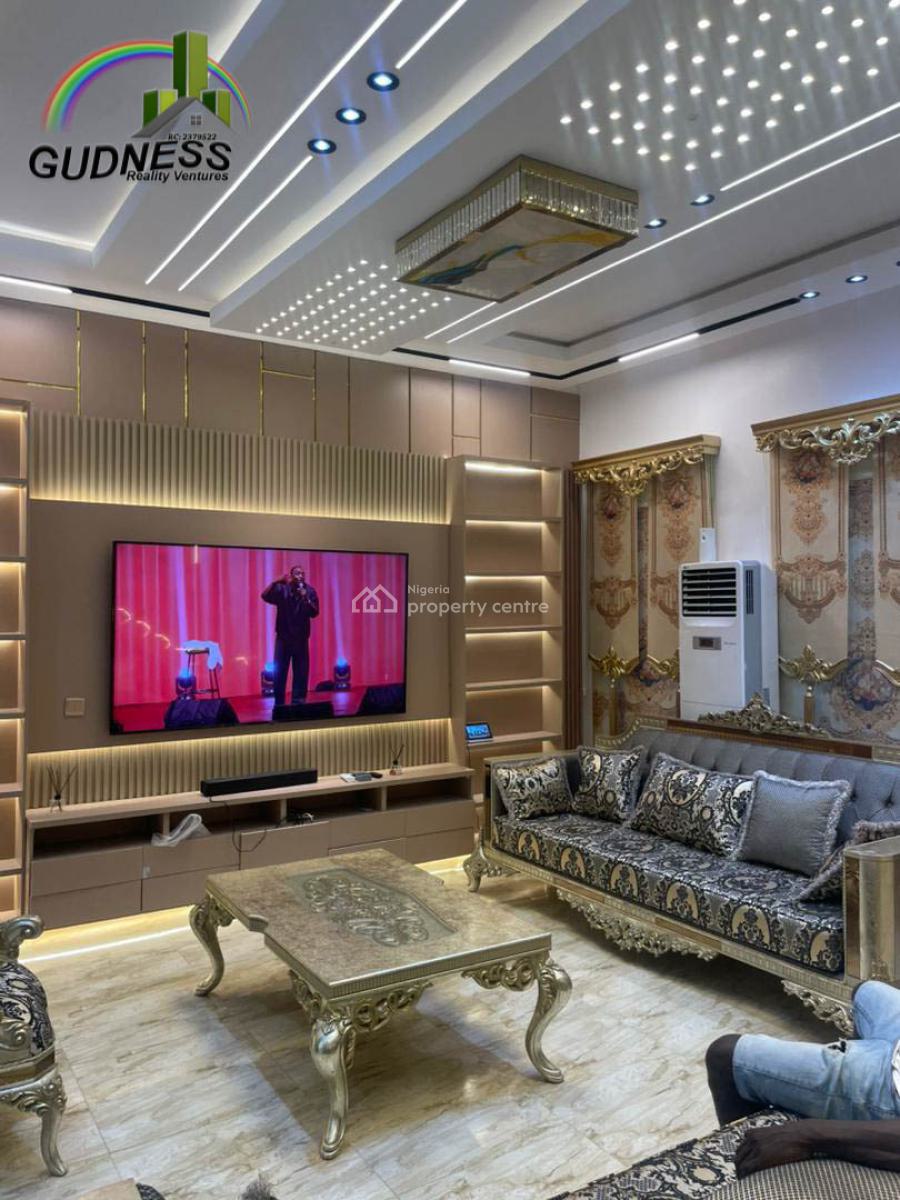 4 Bedroom Terrace Duplex with Inverter with Four Batteries Solar, Ikota, Lekki, Lagos, House for Sale