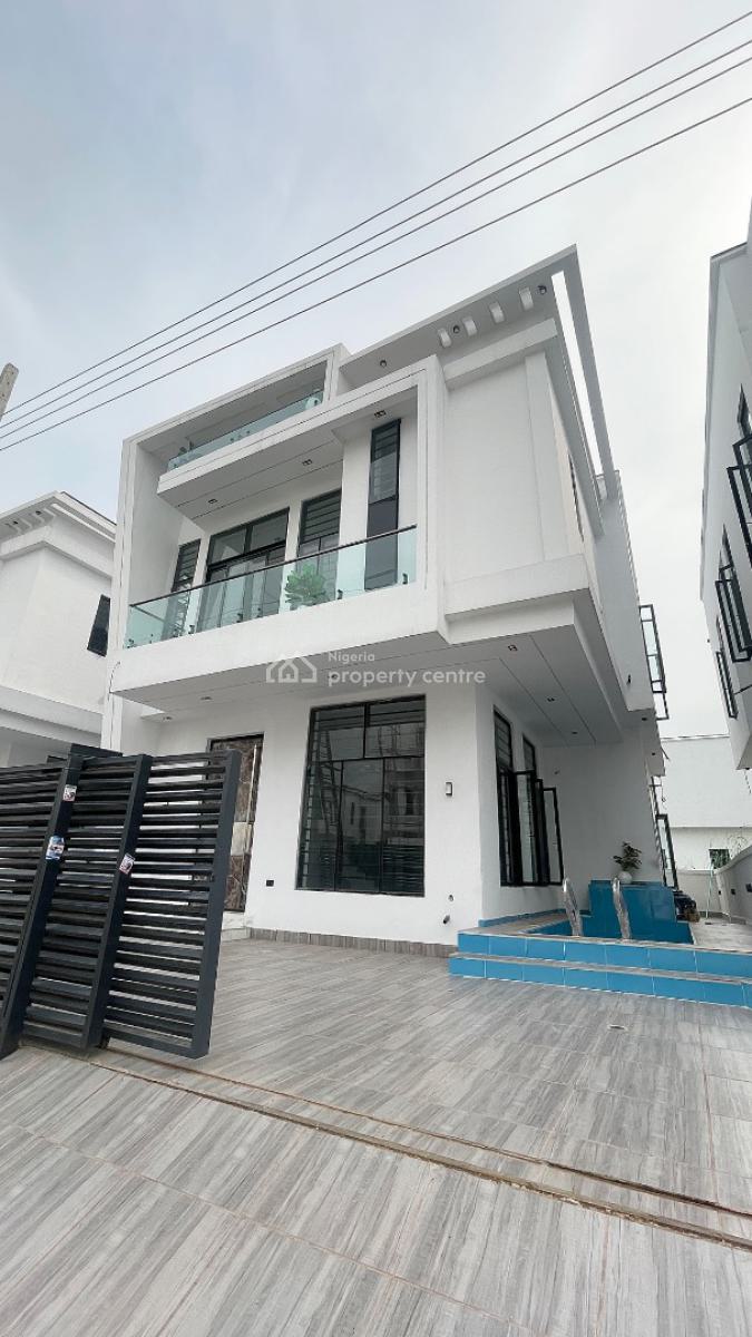 a Well Structured, Fully Detached 4 Bedrooms Luxury Duplex  + Bq + Pool, Addo Road, Ajah, Lagos, Detached Duplex for Sale
