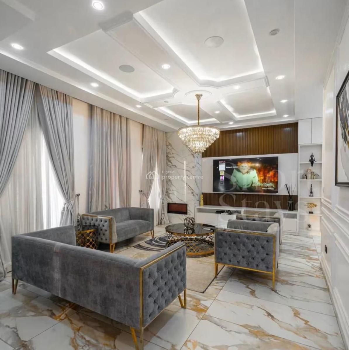 Luxury Waterfront 3bedrooms Penthouse Fully Furnished, Lekki Phase 1, Lekki, Lagos, House for Rent