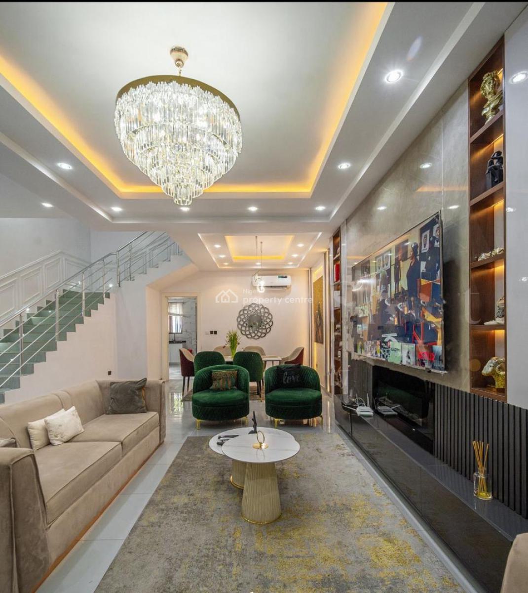 Luxury Waterfront 4 Bedrooms Fully Furnished Duplex, Lekki Phase 1, Lekki, Lagos, Terraced Duplex for Rent