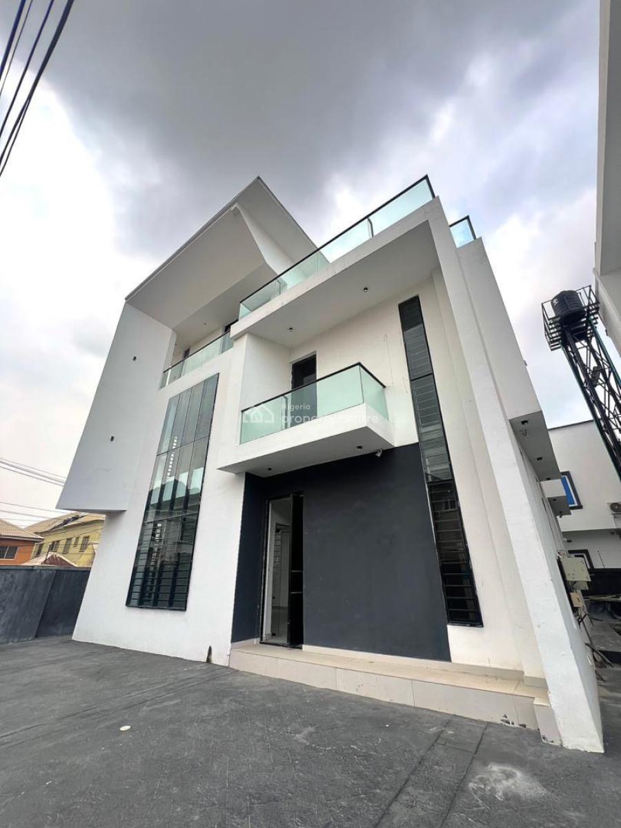 Astonishing 5 Bedroom Fully Detached Duplex with Bq Swimming Pool, Osapa, Lekki, Lagos, Detached Duplex for Sale